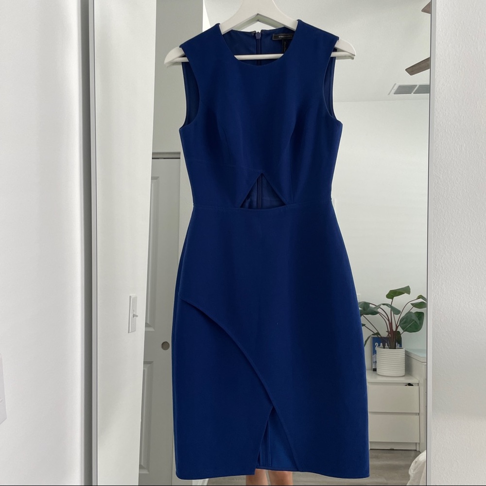 Deep Royal Blue cut out dress US 2